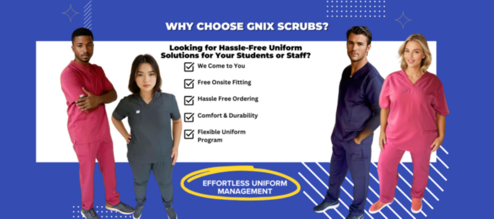 GNIX Uniforms - Nursing Staff (1920 x 1080 px)